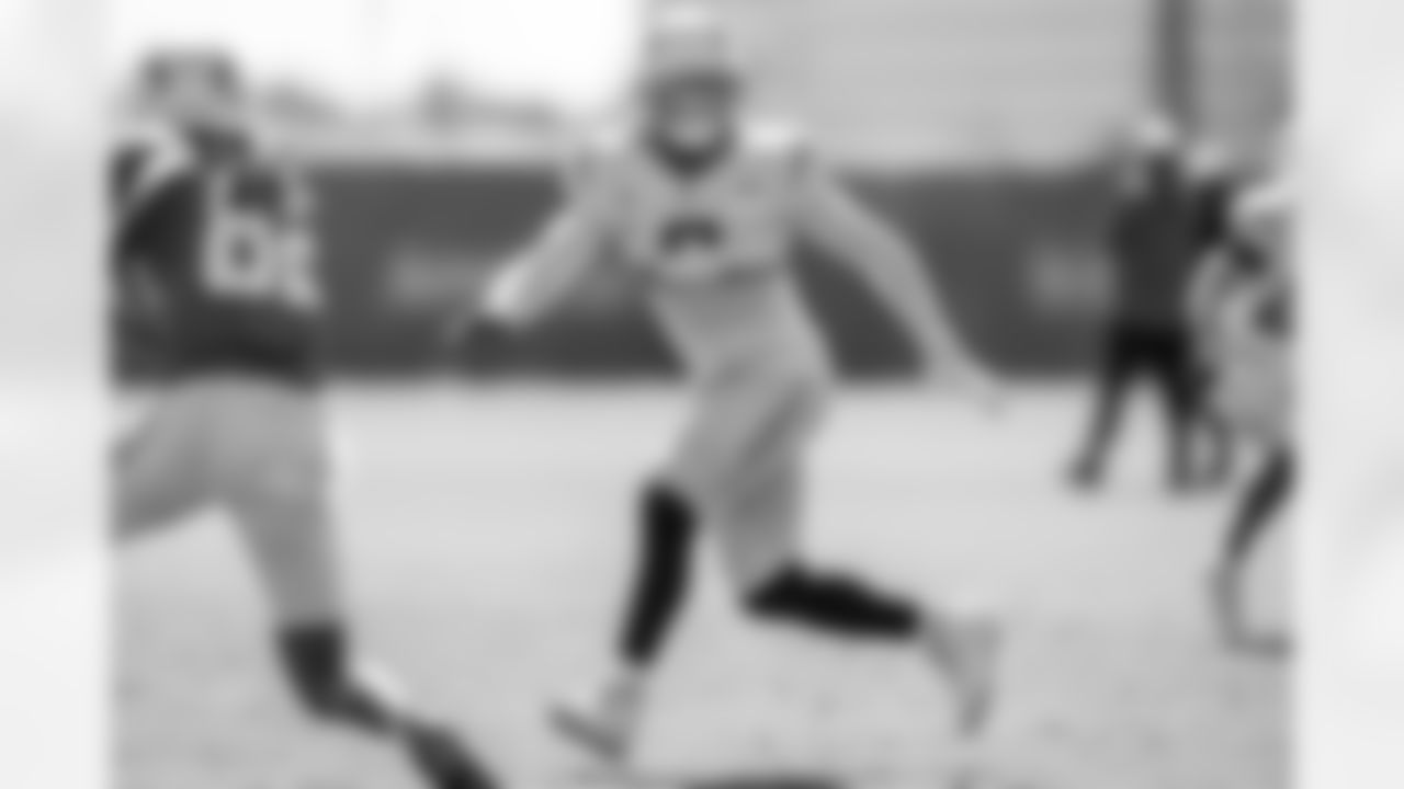 The Los Angeles Chargers practice on Wednesday, October 8, 2025 at The Bolt in El Segundo, CA.