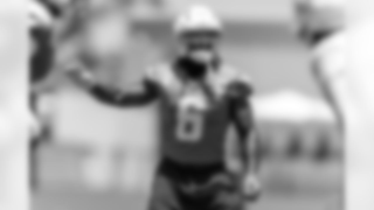 The Los Angeles Chargers practice at Training Camp on Tuesday, July 29, 2025 at The Bolt in El Segundo, CA.
