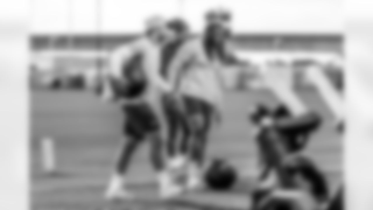 Los Angeles Chargers players participate in Phase 2 of the offseason program on Monday, May 12, 2025 at The Bolt in El Segundo, CA.