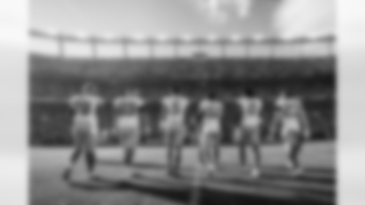 C Andre James (78), TE Will Dissly (89), QB Trey Lance (5), OLB Khalil Mack (52), LB Daiyan Henley (0) and S Tony Jefferson (23)