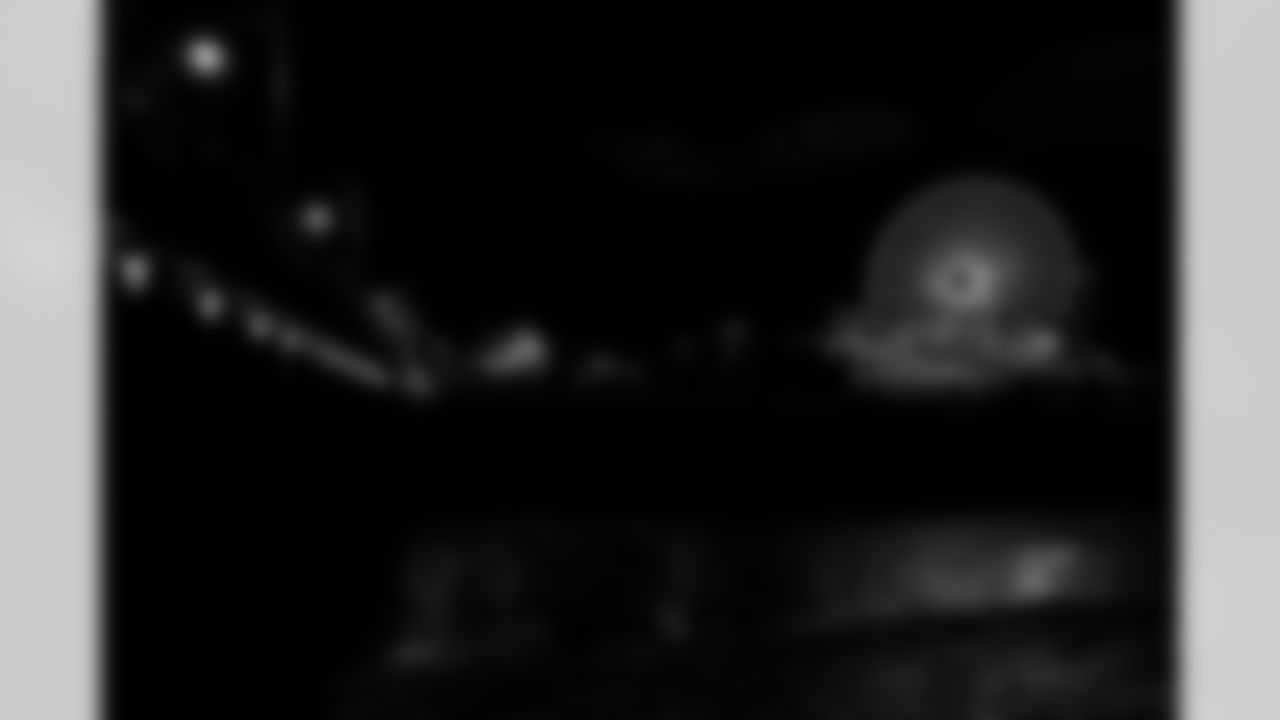 The ferris wheel is lit up for the Los Angeles Chargers on Tuesday, January 6, 2026 at Pacific Park in Santa Monica, CA.