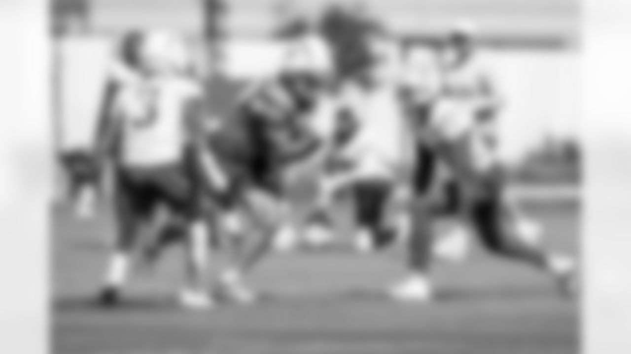 The Los Angeles Chargers practice on Thursday, October 9, 2025 at The Bolt in El Segundo, CA.