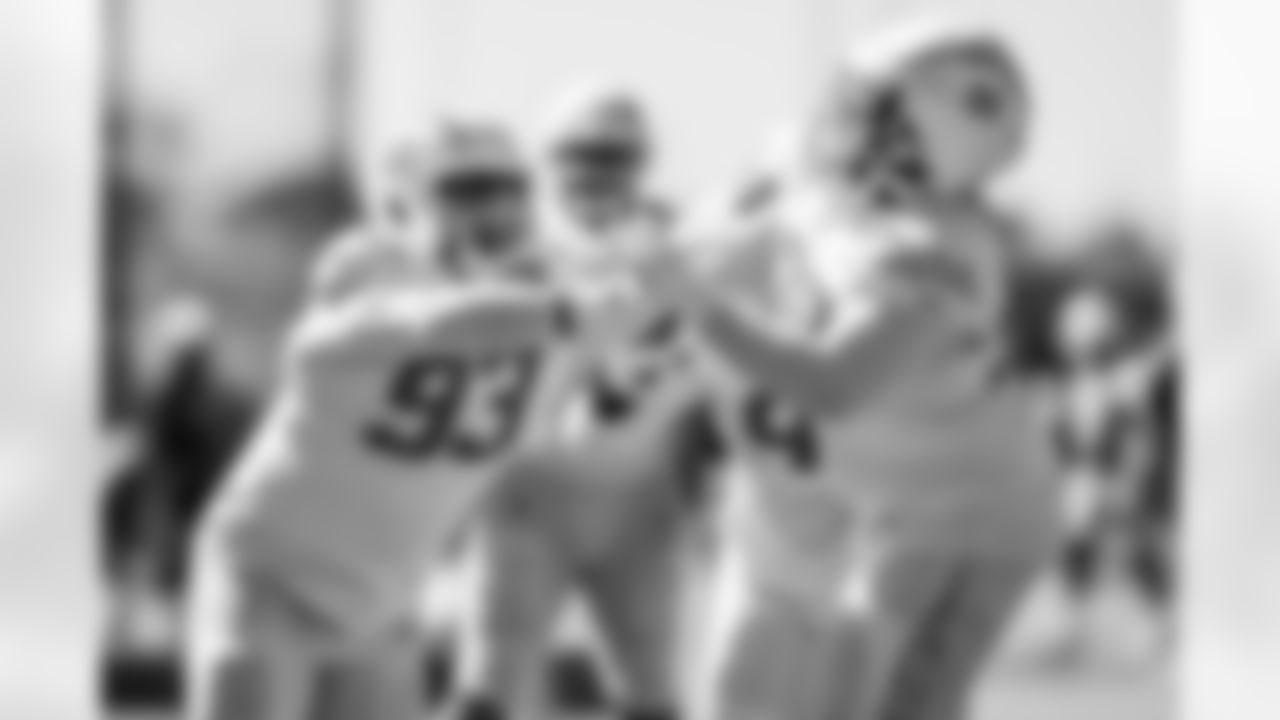The Los Angeles Chargers practice on Wednesday, October 15, 2025 at The Bolt in El Segundo, CA.