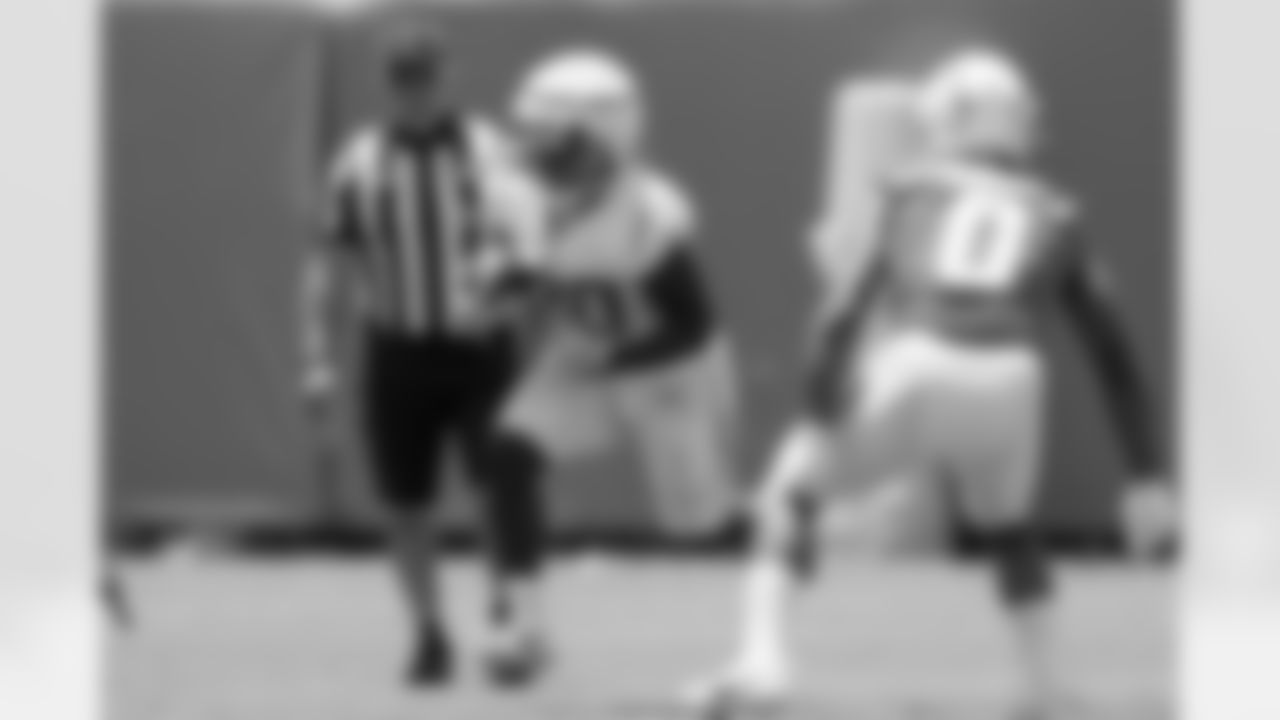 The Los Angeles Chargers hold OTA's on Wednesday, June 5, 2024 at Hoag Performance Center in Costa Mesa, CA.