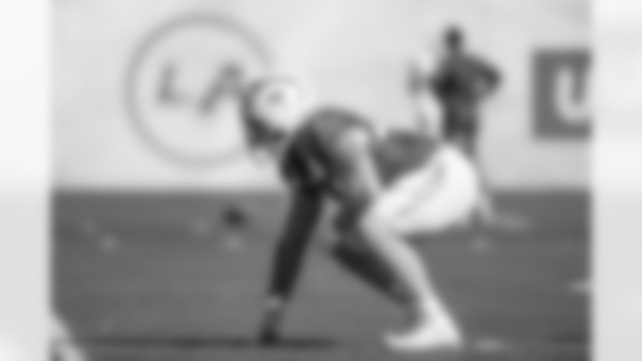 The Los Angeles Chargers practice on Tuesday, October 28, 2025 at The Bolt in El Segundo, CA.