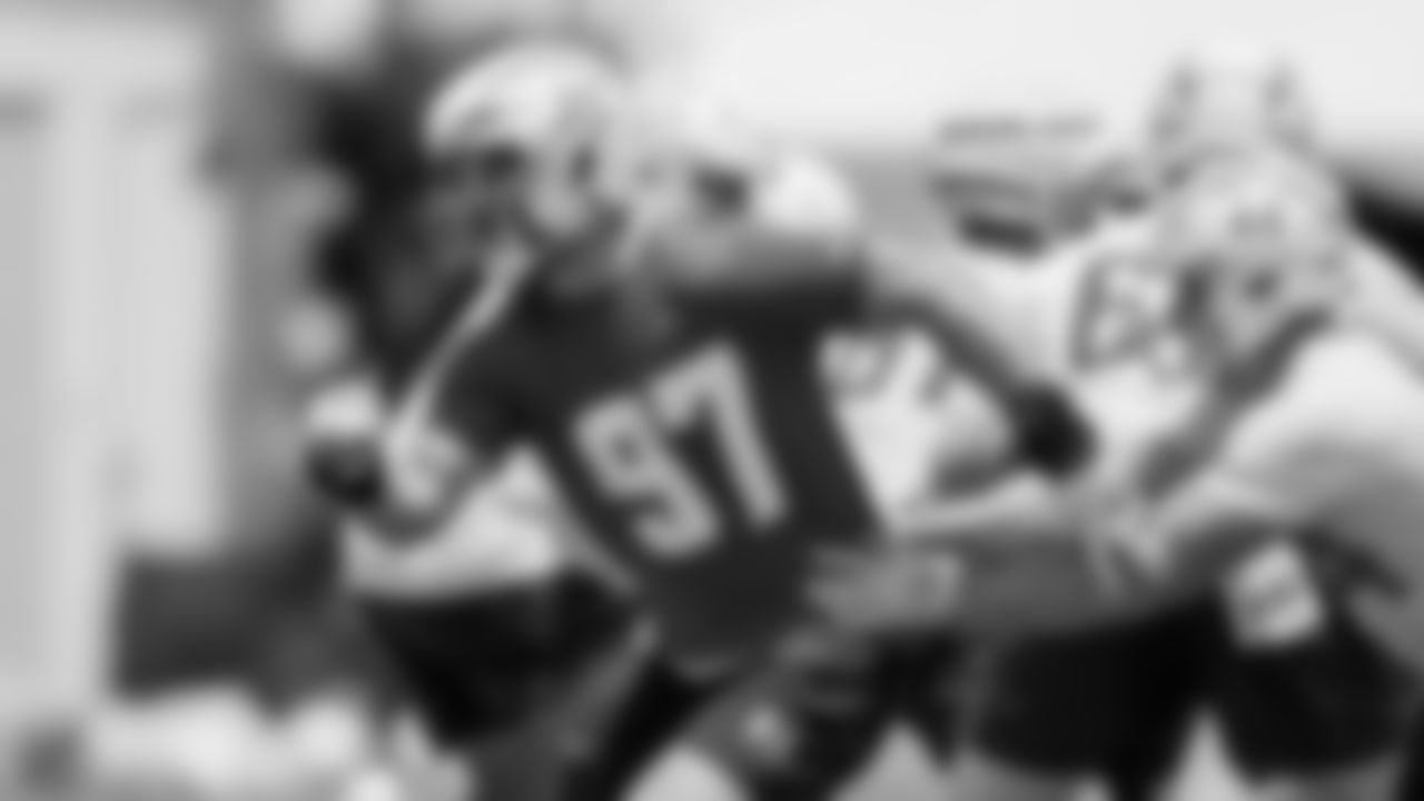 The Los Angeles Chargers hold OTA's on Tuesday, June 4, 2024 at Hoag Performance Center in Costa Mesa, CA.