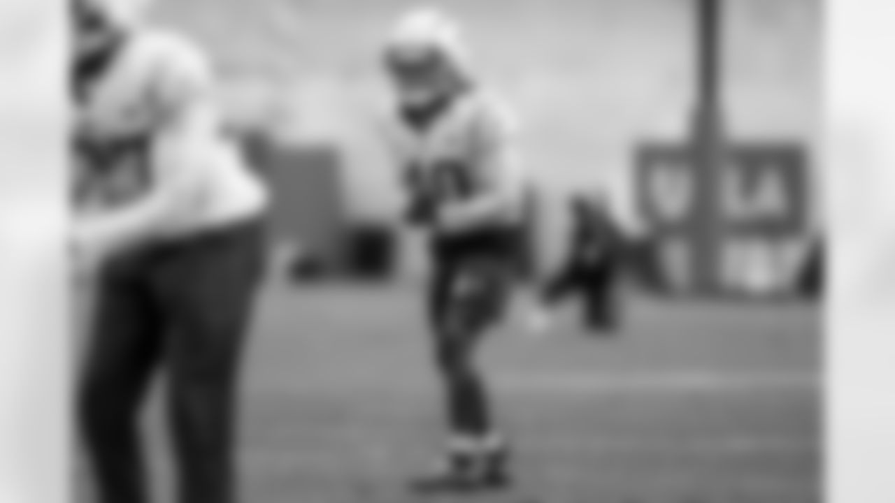 The Los Angeles Chargers practice on Wednesday, September 17, 2025 at The Bolt in El Segundo, CA.