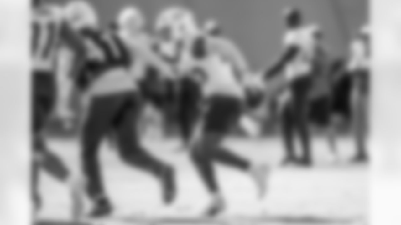 The Los Angeles Chargers practice on Thursday, November 6, 2025 at The Bolt in El Segundo, CA.