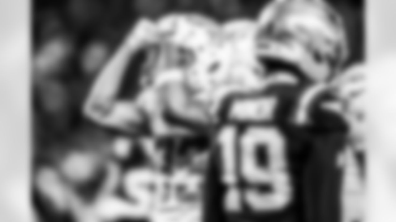 Take a look back at the Chargers Wild Card matchup with the Patriots in monochrome.