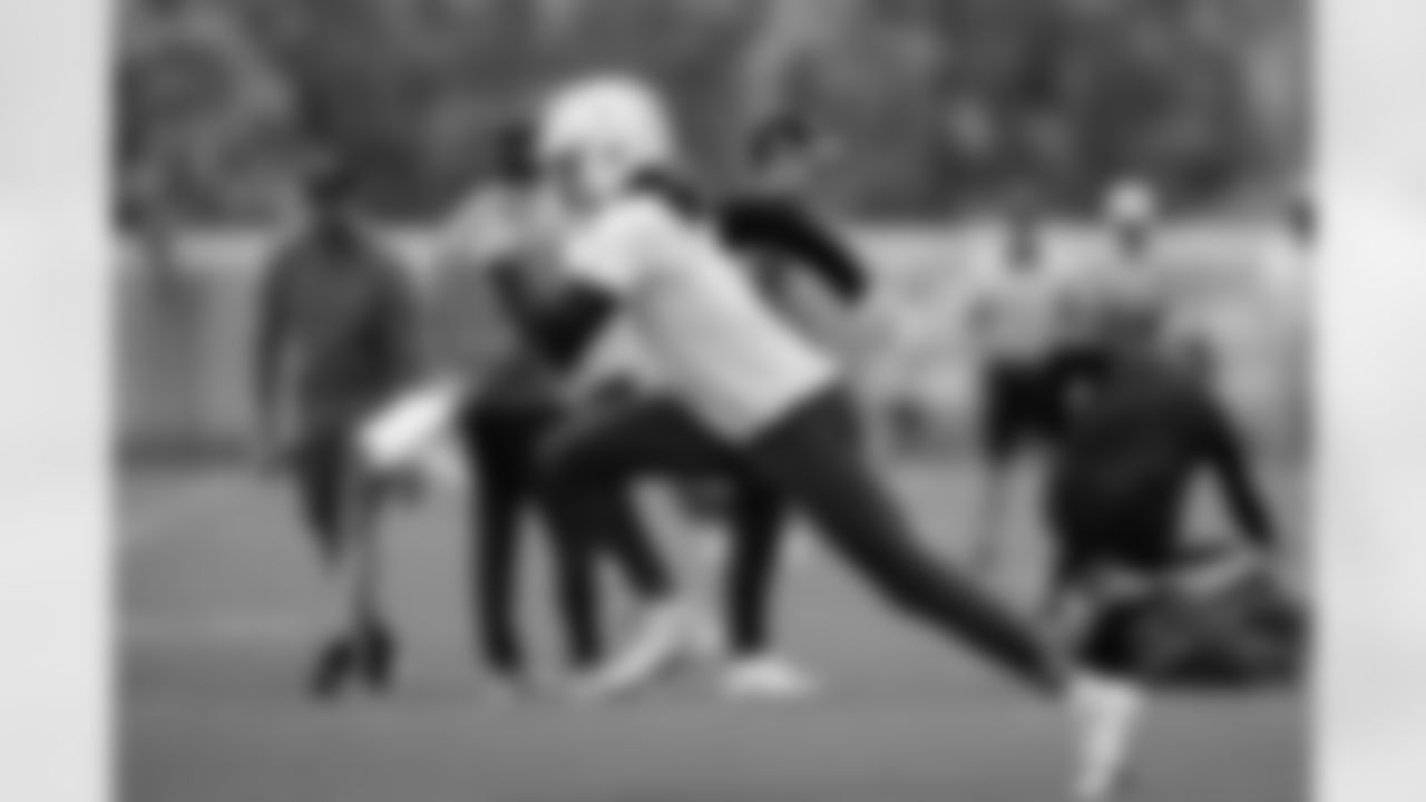 The Los Angeles Chargers hold OTA's on Monday, May 20, 2024 at Hoag Performance Center in Costa Mesa, CA.