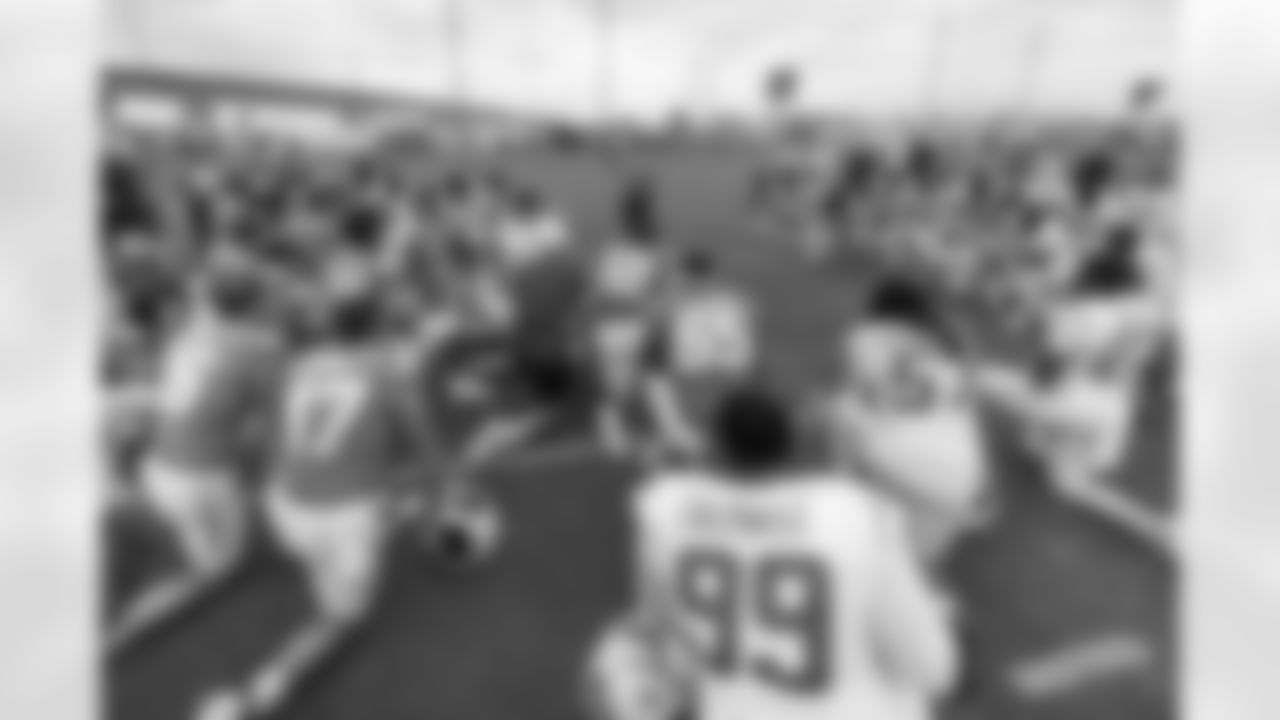 The Los Angeles Chargers practice at Training Camp on Monday, July 21, 2025 at The Bolt in El Segundo, CA.
