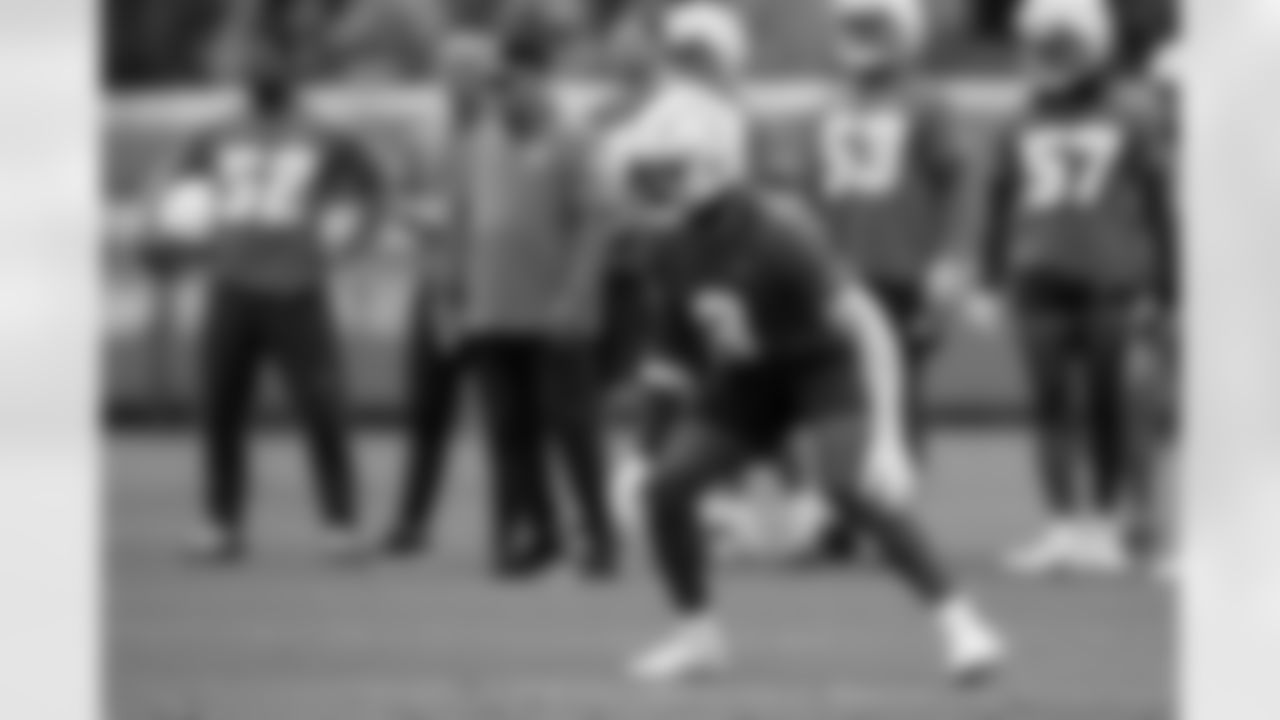 The Los Angeles Chargers hold OTA's on Monday, May 20, 2024 at Hoag Performance Center in Costa Mesa, CA.