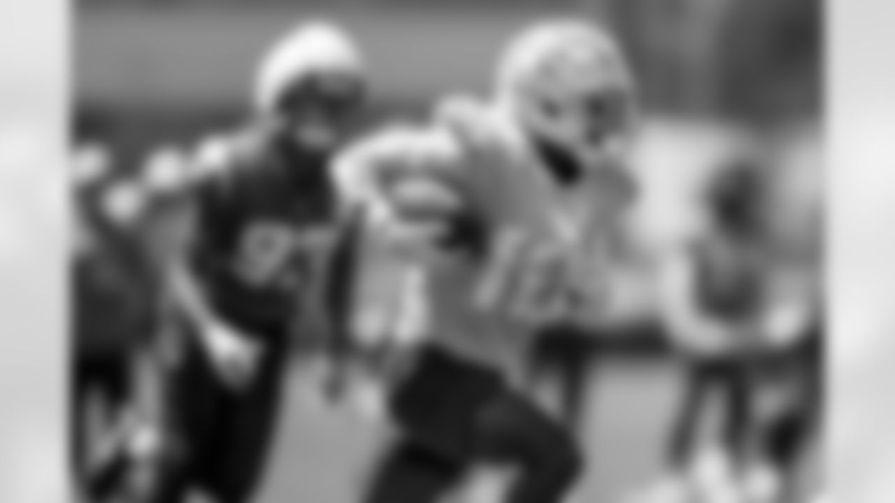 The Los Angeles Chargers practice at Training Camp on Tuesday, August 19, 2025 at The Bolt in El Segundo, CA.