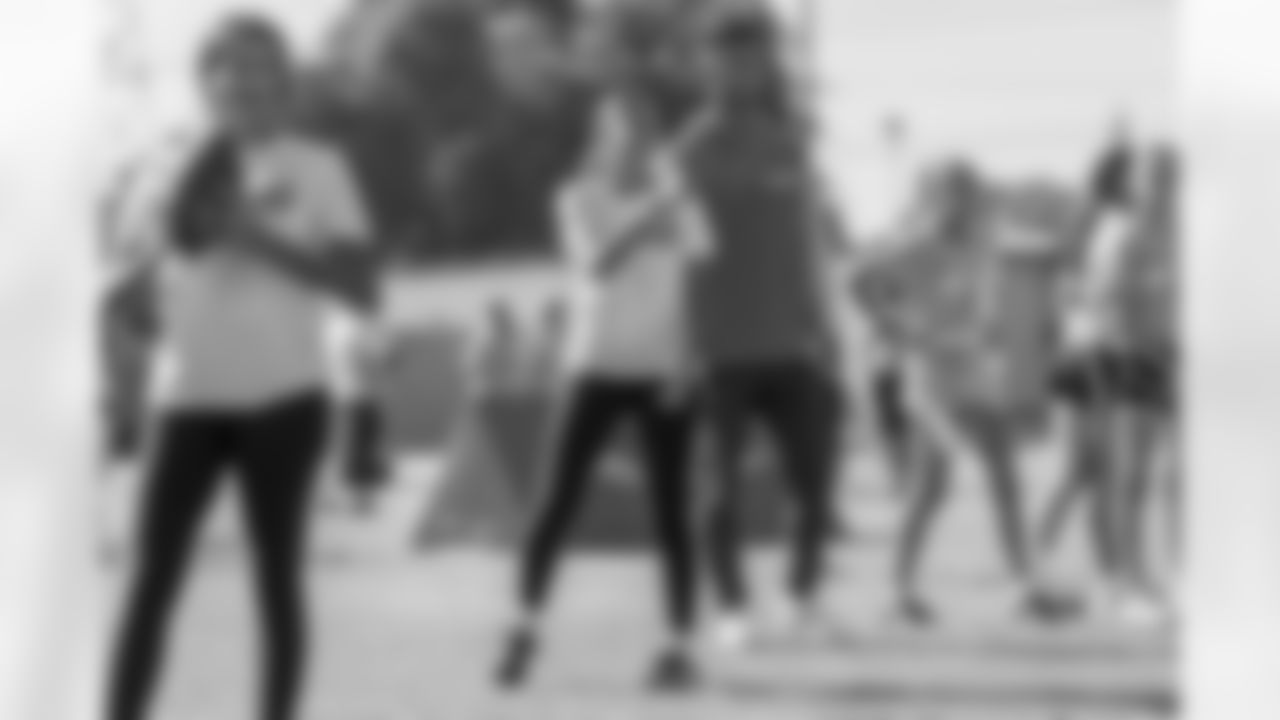 The Los Angeles Chargers host a girls flag football camp on Tuesday, December 02, 2025 at St. Joseph High School in Lakewood, CA.