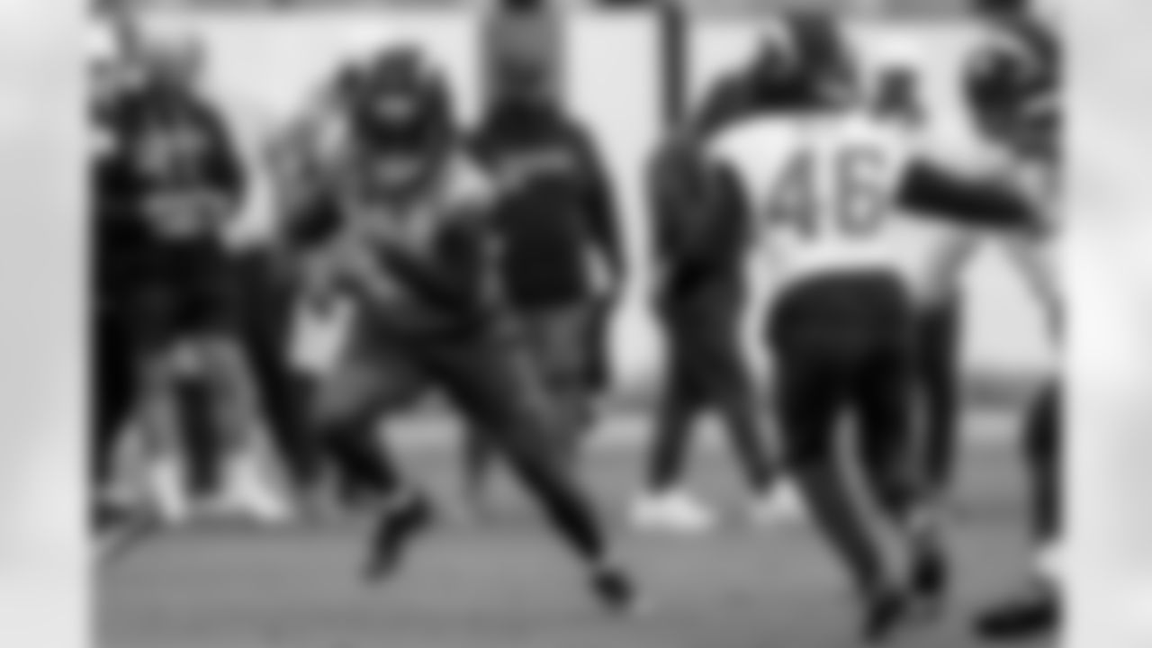 The Los Angeles Chargers practice on Tuesday, December 23, 2025 at The Bolt in El Segundo, CA.