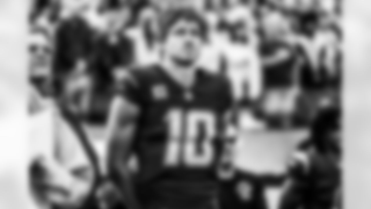 Take a look back at the Chargers Week 17 matchup with the Texans in monochrome.