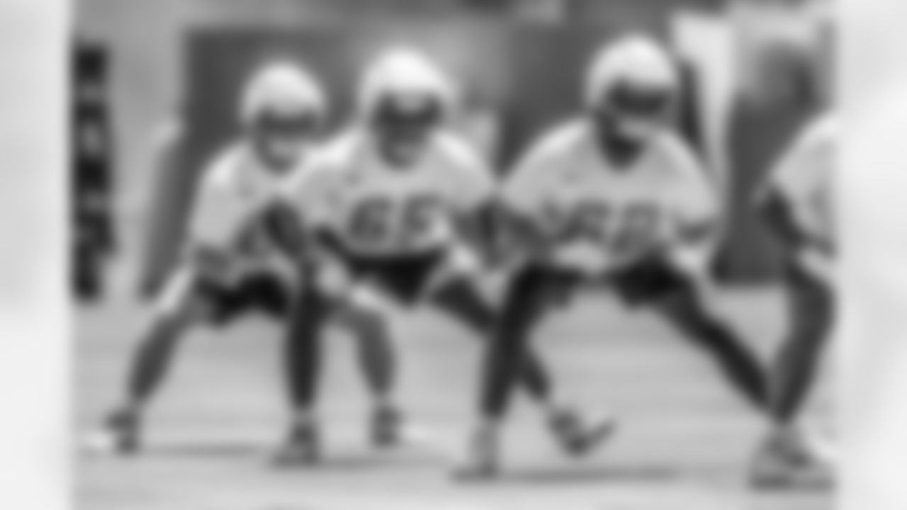 Los Angeles Chargers players participate in Phase 3 of the offseason program on Monday, June 16, 2025 at The Bolt in El Segundo, CA.
