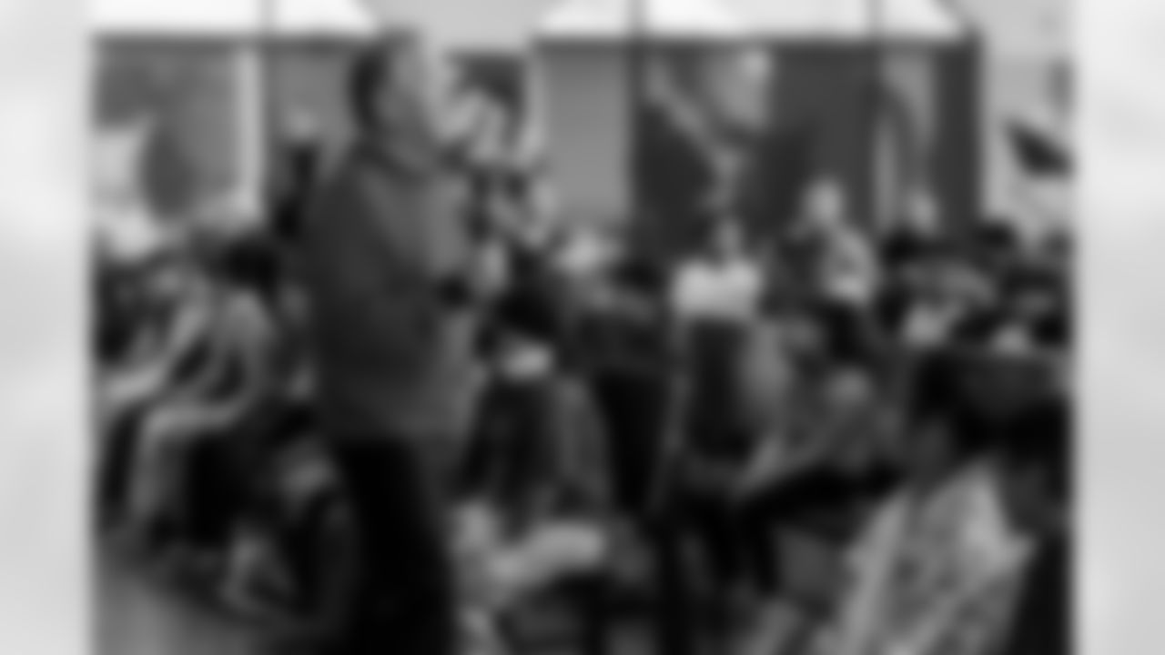 The Los Angeles Chargers host their annual Bikes for Kids event on Monday, December 15, 2025 at Washington Washington Elementary School in Pasadena, CA.