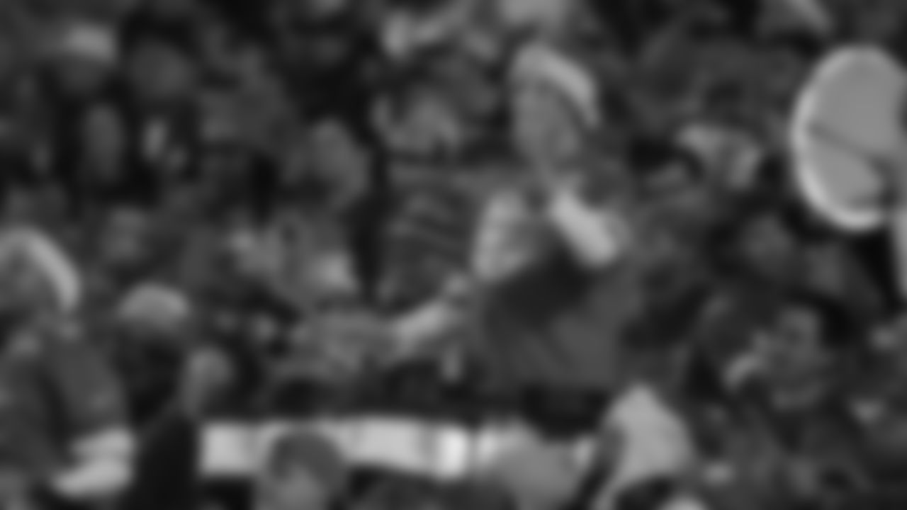 The Kansas City Chiefs Cheerleaders and Entertainment teams during a week 17 NFL Football game against the Denver Broncos on December 25, 2025 in Kansas City, MO.