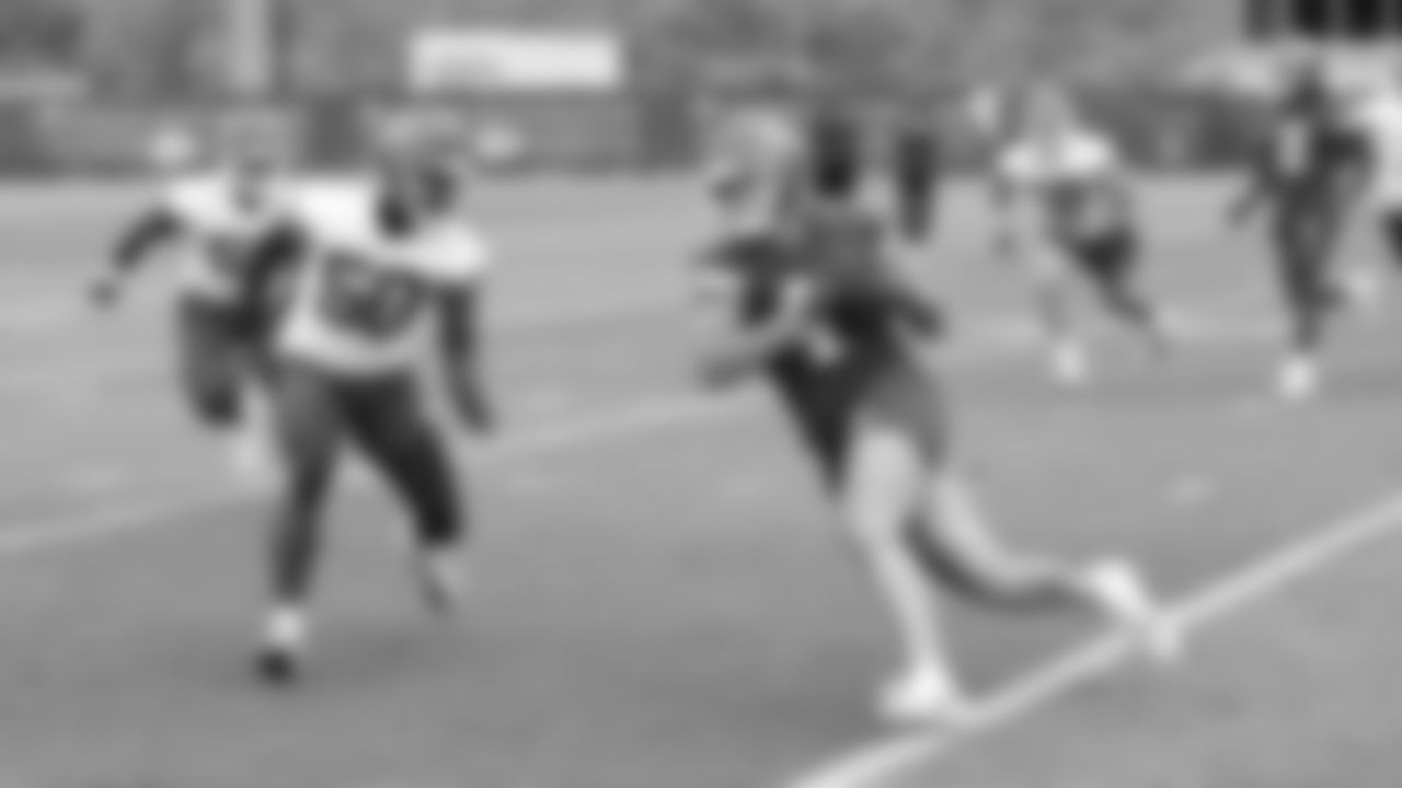 The Kansas City Chiefs during rookie mini camp on Saturday May 4, 2024.
