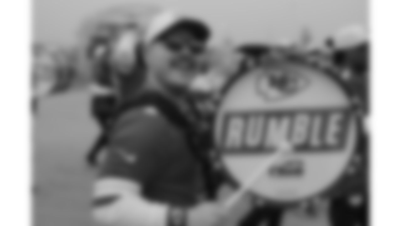 Rumble before a week 12 NFL football game against the Indianapolis Colts, Sunday, November 23, 2025 in Kansas City, MO.