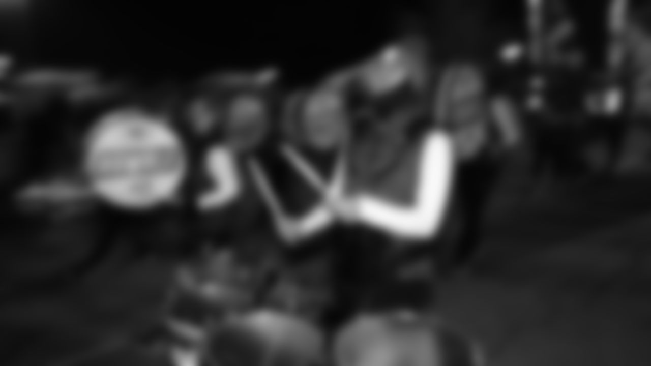 Chiefs Rumble at the pregame parade prior to a week 14 NFL Football game against the Houston Texans on Sunday, December 7, 2025 in Kansas City, MO.