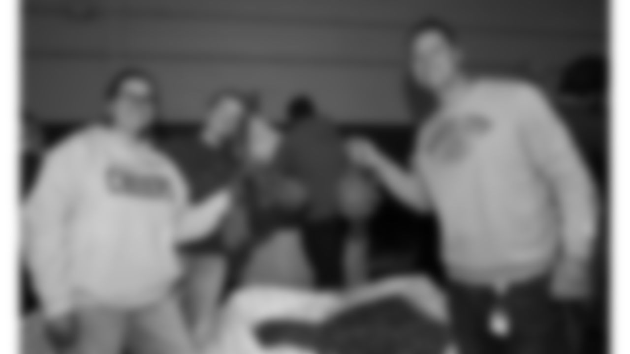 Chiefs staff volunteers at the annual Souper Bowl at the Harvesters Community Food Network in Kansas City on Tuesday, February 4, 2026.