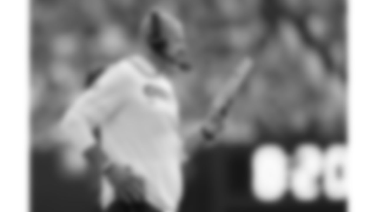 Kansas City Chiefs Offensive Coordinator Matt Nagy on the sideline during a week 11 NFL Football game against the Denver Broncos on Sunday, November 16, 2025 in Denver, Colorado.