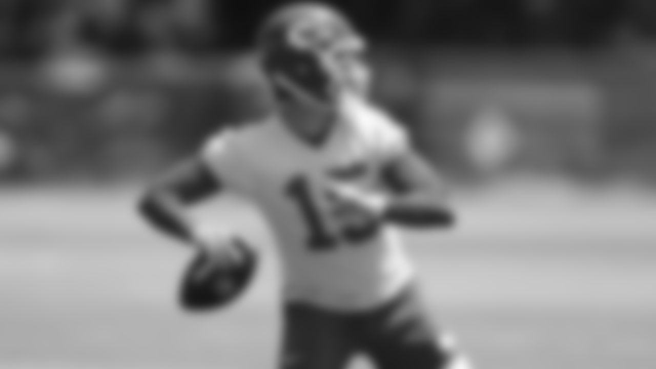 Kansas City Chiefs quarterback Patrick Mahomes (15) at practice during Phase 3 of OTAs on Wednesday, May 29, 2024 in Kansas City, MO.