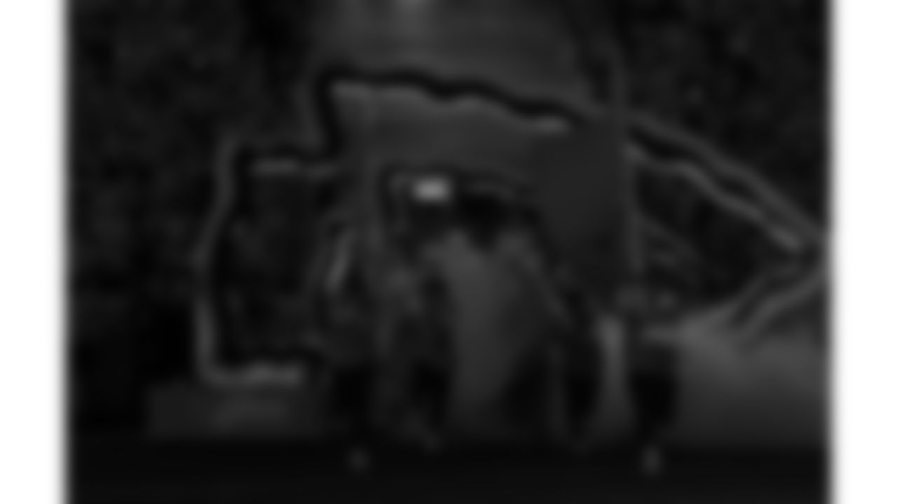 The Kansas City Chiefs Cheerleaders and Entertainment teams prior to a week 17 NFL Football game against the Denver Broncos on December 25, 2025 in Kansas City, MO.