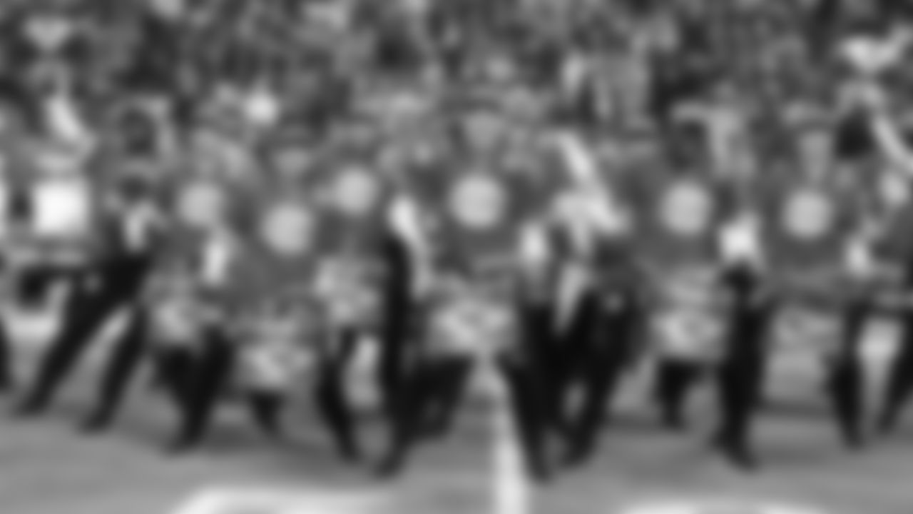 Rumble before a week 8 NFL football game against the Washington Commanders, Monday, October 27, 2025, in Kansas City, MO.