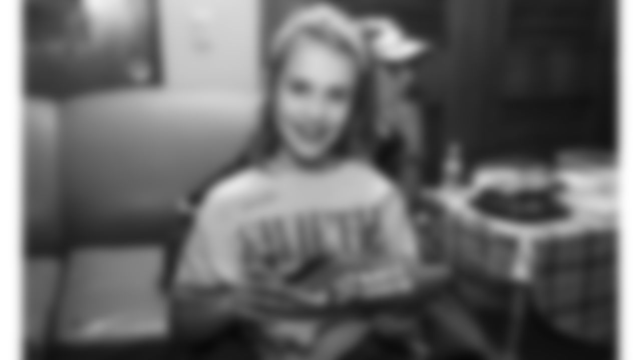 Kansas City Chiefs cornerback Trent McDuffies (22) shares his My Cause My Cleats with kids at the Solace House in Shawnee Mission, Kansas on Tuesday, November 11, 2025.