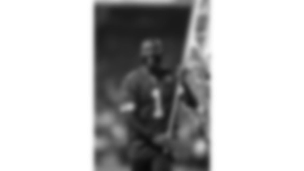 A flag runner during a week 8 NFL football game against the Washington Commanders, Monday, October 27, 2025, in Kansas City, MO.