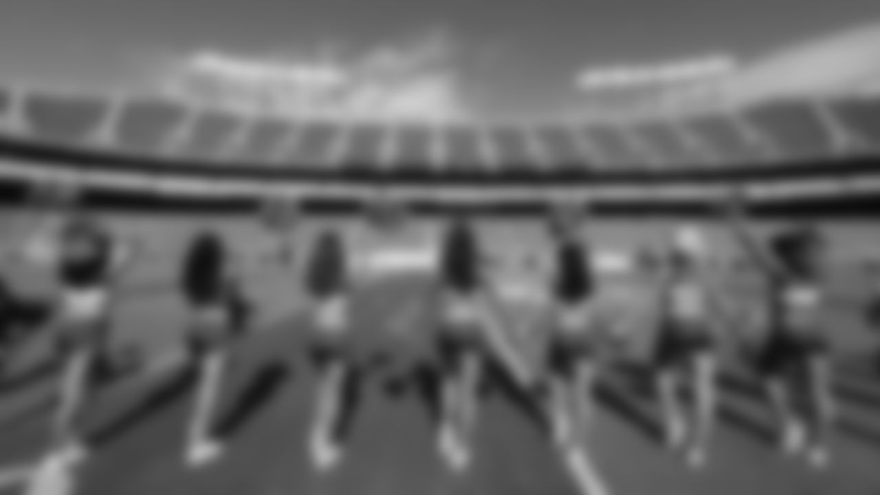 Kansas City Chiefs Cheerleaders prior to the week 6 NFL football game against the Detroit Lions, Sunday, October 12, 2025 in Kansas City, MO.