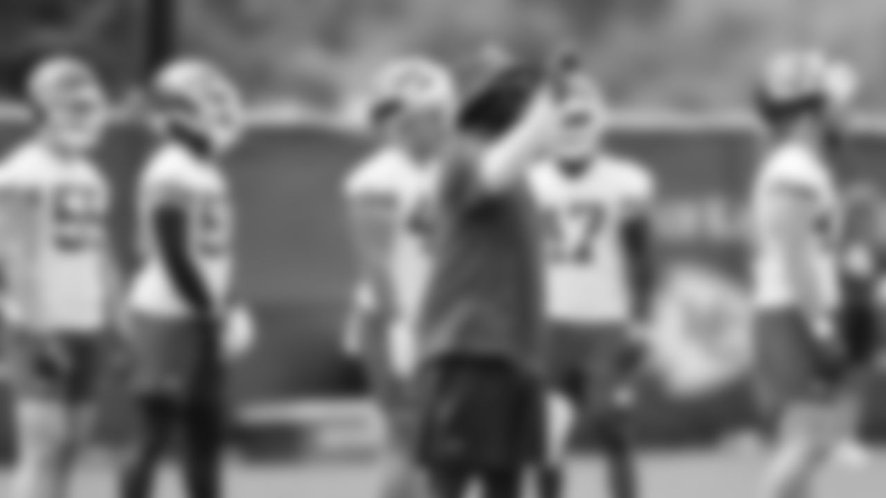 Kansas City Chiefs Defensive Backs Coach Dave Merritt at practice during Phase 3 of OTAs on Wednesday, May 22, 2024 in Kansas City, MO.