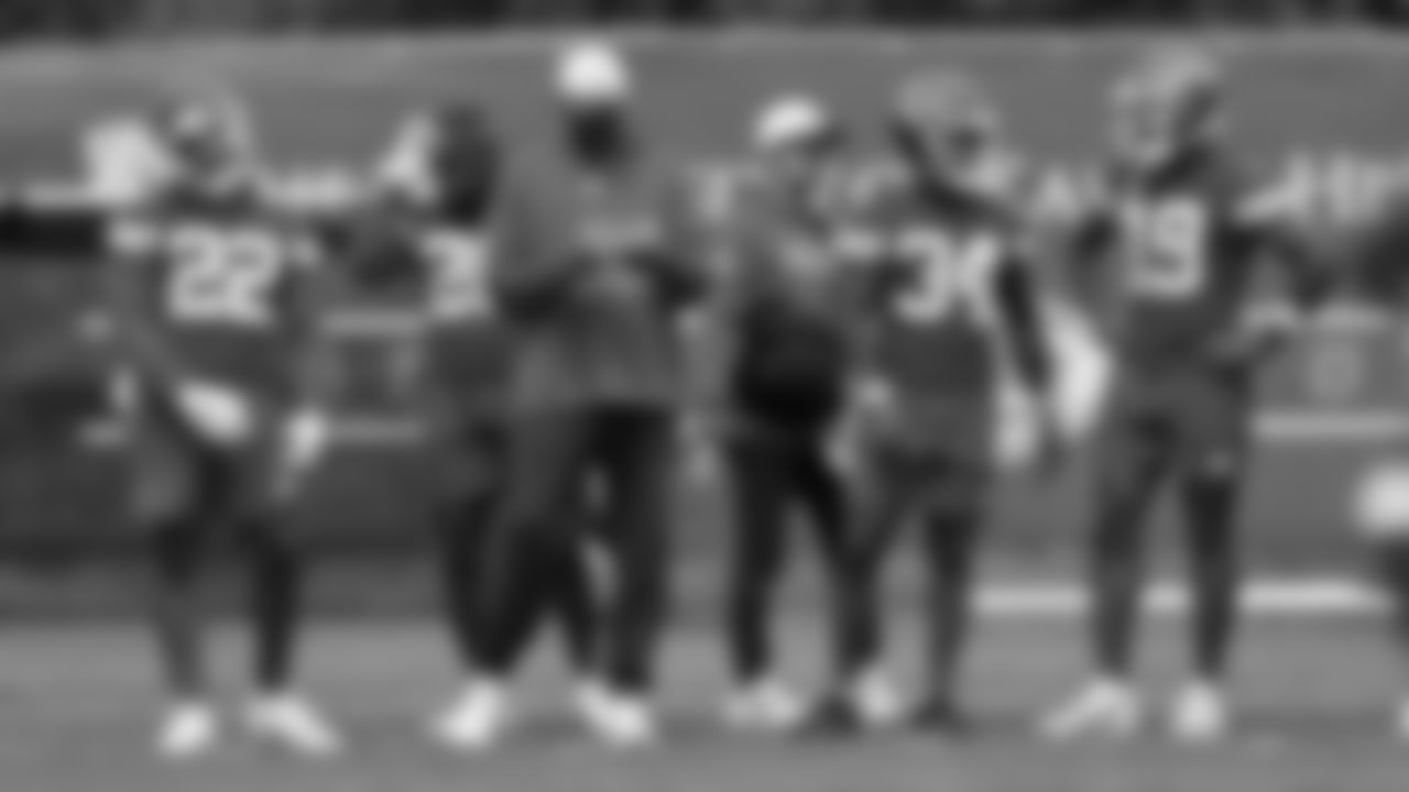 Kansas City Chiefs players during rookie mini camp, May 3, 2025.