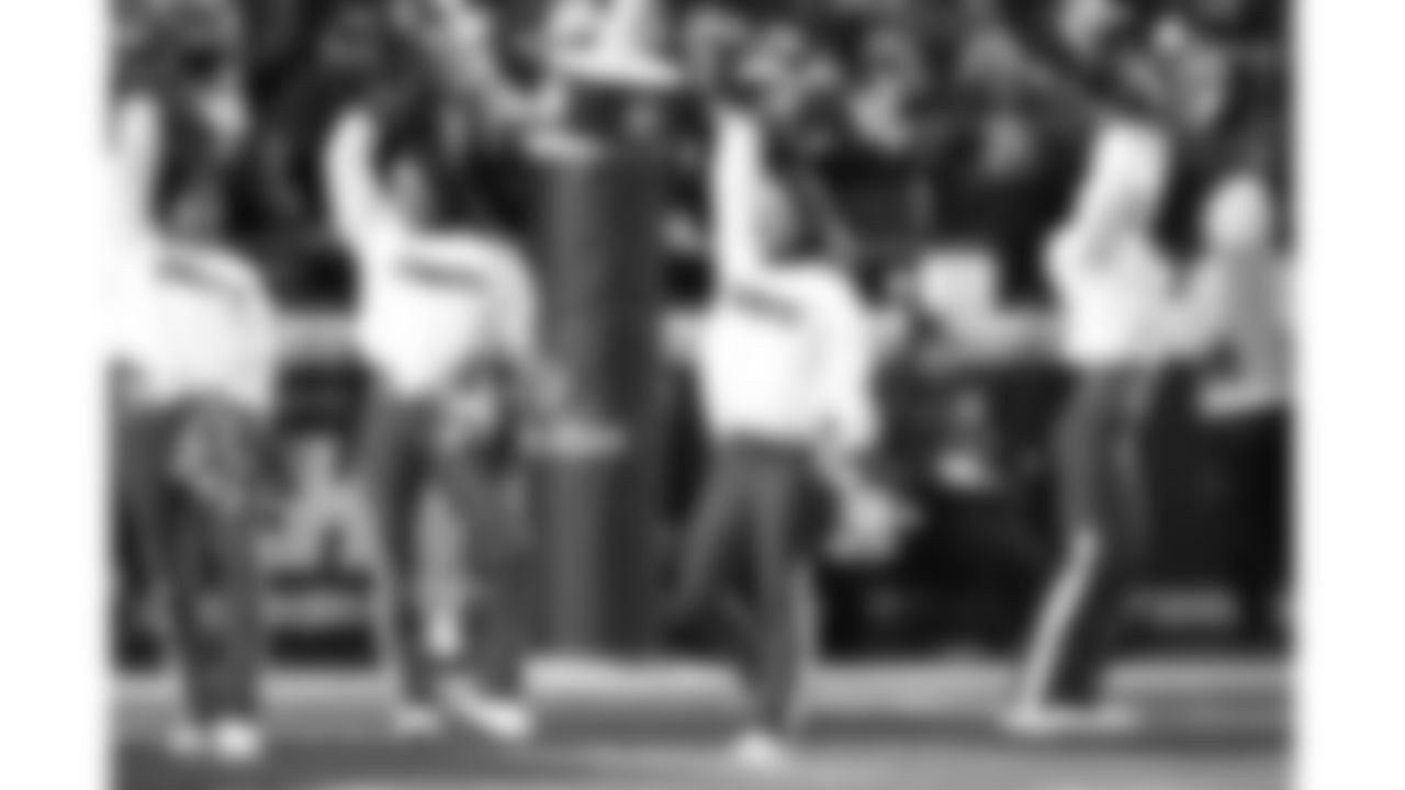 Kansas City Chiefs Cheerleaders perform during a week 14 NFL Football game against the Houston Texans on Sunday, December 7, 2025 in Kansas City, MO.