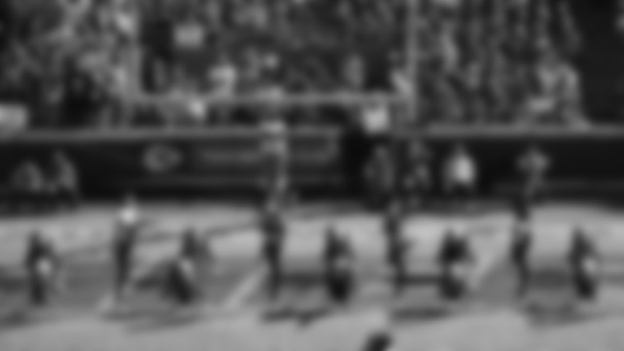 Kansas City Chiefs Cheerleaders during a week 12 NFL football game against the Indianapolis Colts, Sunday, November 23, 2025 in Kansas City, MO.