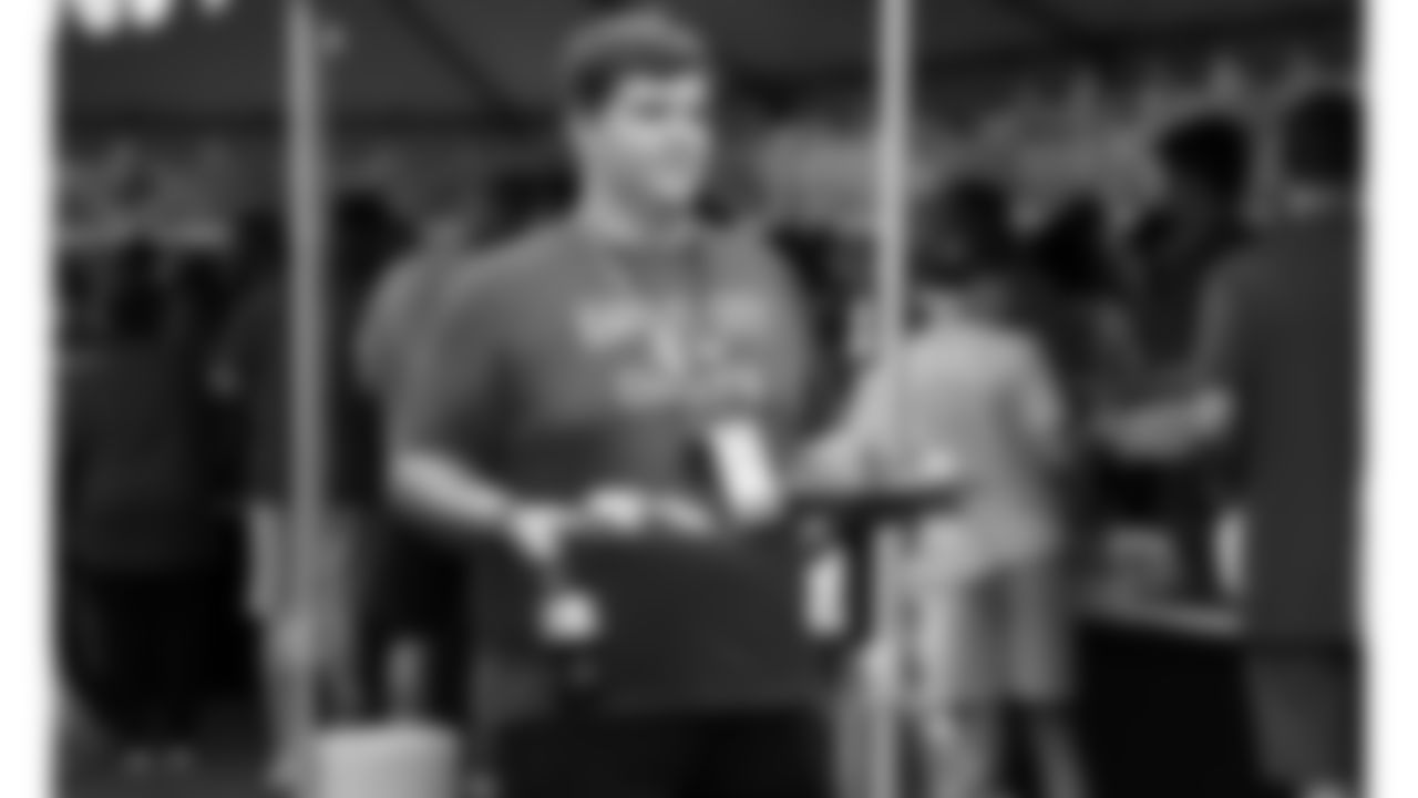 A Kansas City Chiefs fan during day 2 of the Season Ticket Member First Look Event on Wednesday June 18, 2025 in Kansas City, MO.