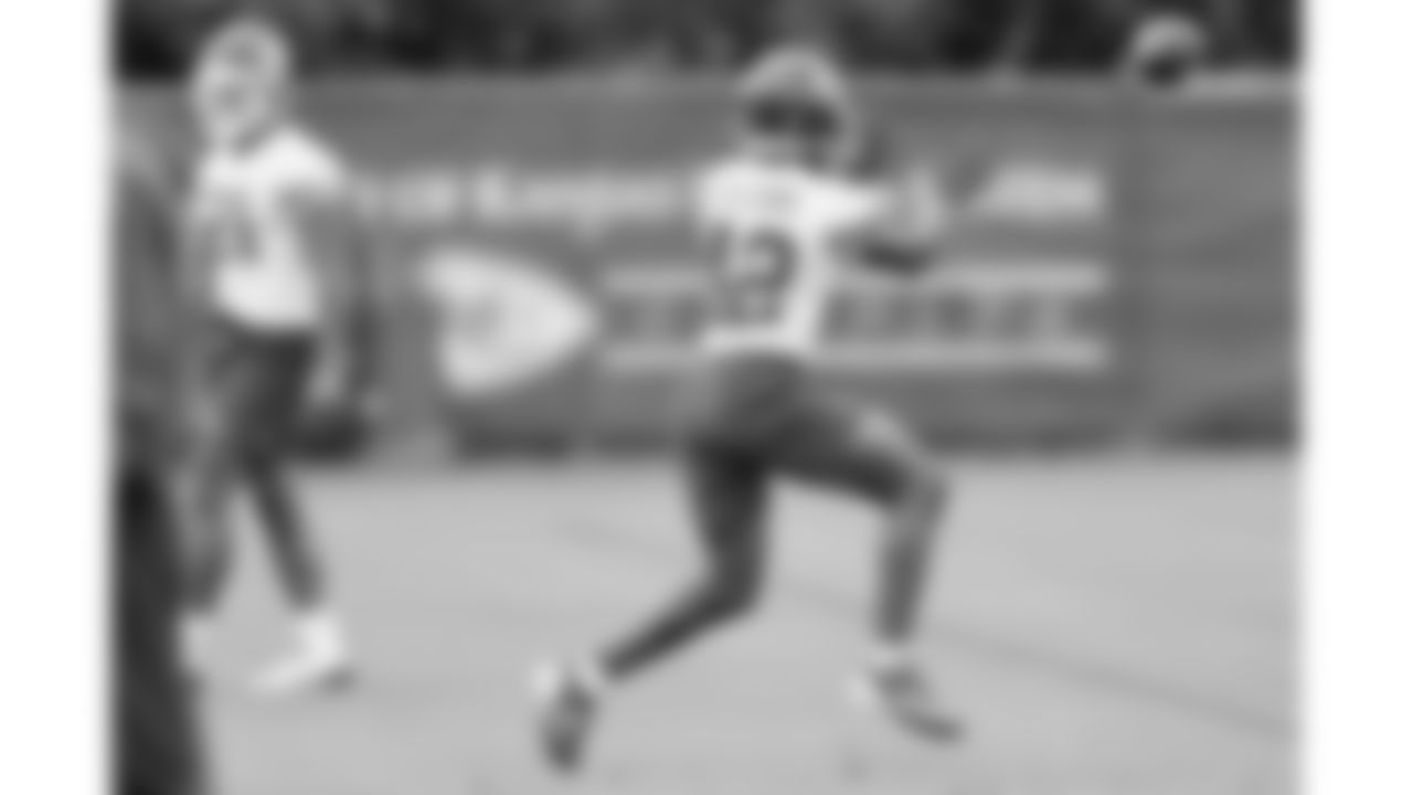 Kansas City Chiefs safety Major Williams (42) at practice during phase 3 of OTAs on Friday, June 13, 2025 in Kansas City, MO.