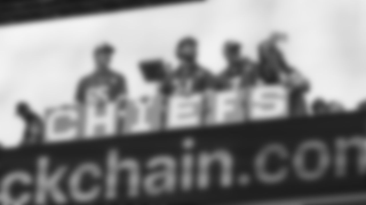 Kansas City Chiefs fans prior to a week 13 NFL Football game against the Dallas Cowboys on Thursday, November 27, 2025 in Dallas, Texas.