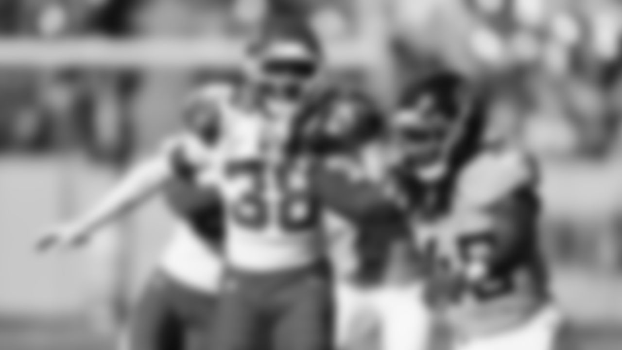 Kansas City Chiefs defensive back Kevin Knowles (38) in action during a week 16 NFL Football game against the Tennessee Titans on Sunday, December 21, 2025 in Nashville, Tennessee.