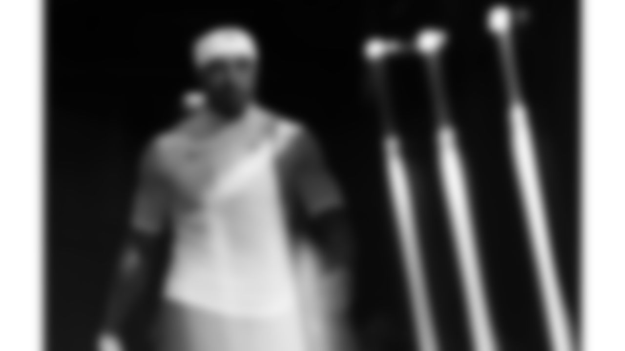 Kansas City Chiefs wide receiver Nikko Remigio (81) enters the field prior to a week 16 NFL Football game against the Tennessee Titans on Sunday, December 21, 2025 in Nashville, Tennessee.