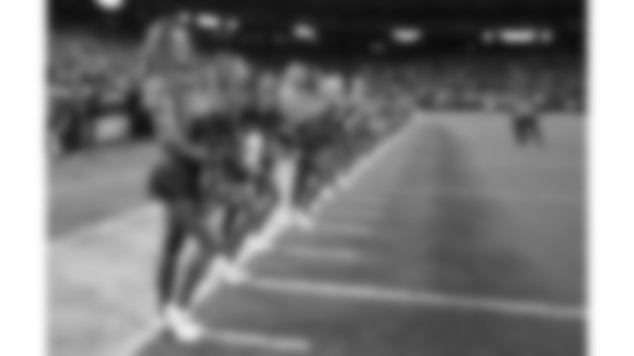 Kansas City Chiefs Cheerleaders before a week 8 NFL football game against the Washington Commanders, Monday, October 27, 2025, in Kansas City, MO.