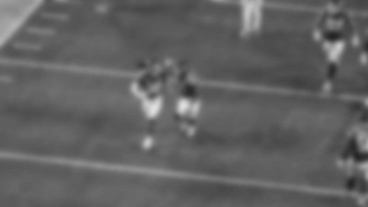 Kansas City Chiefs linebacker Nick Bolton (32) celebrates his interception during an NFL week 17 matchup against the Denver Broncos, Thursday, December 25, 2025.