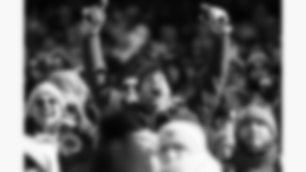 A Kansas City Chiefs fan yells during a week 15 NFL football game against the Los Angeles Chargers, Sunday, December 14, 2025 in Kansas City, MO.