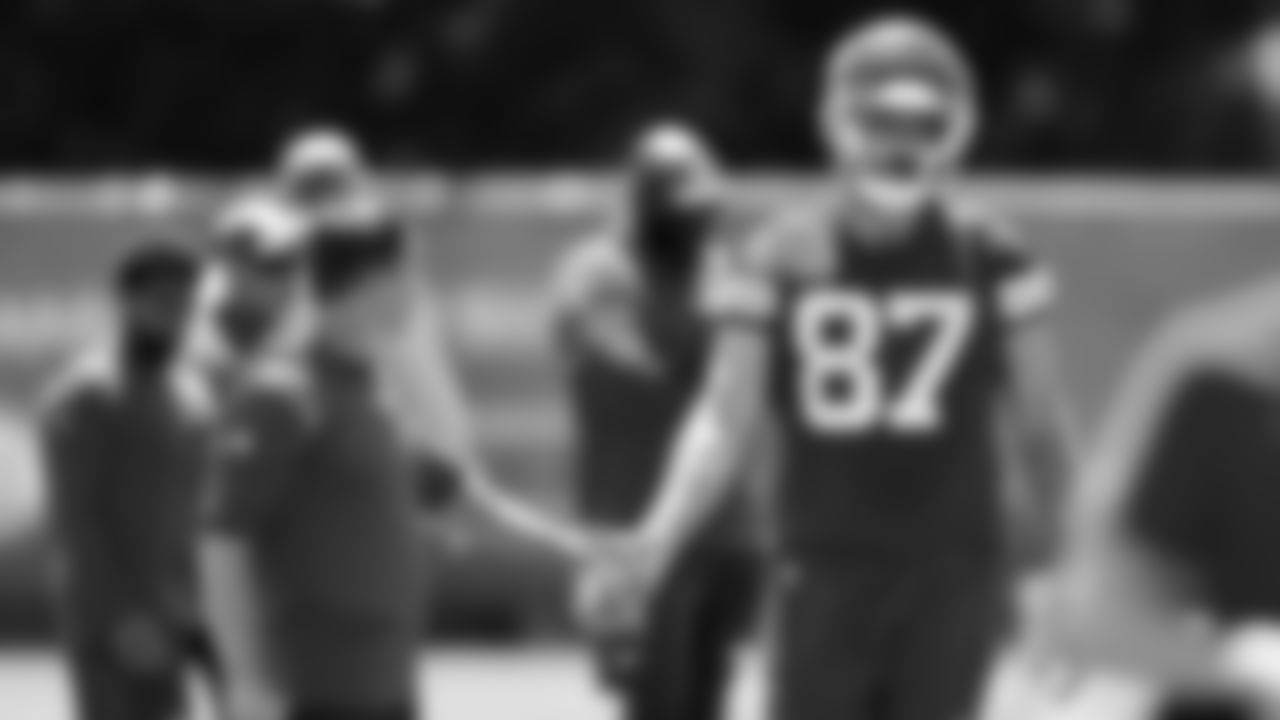 Kansas City Chiefs tight end Travis Kelce (87) at practice during day 1 of minicamp on Wednesday, June 12, 2024 in Kansas City, MO.
