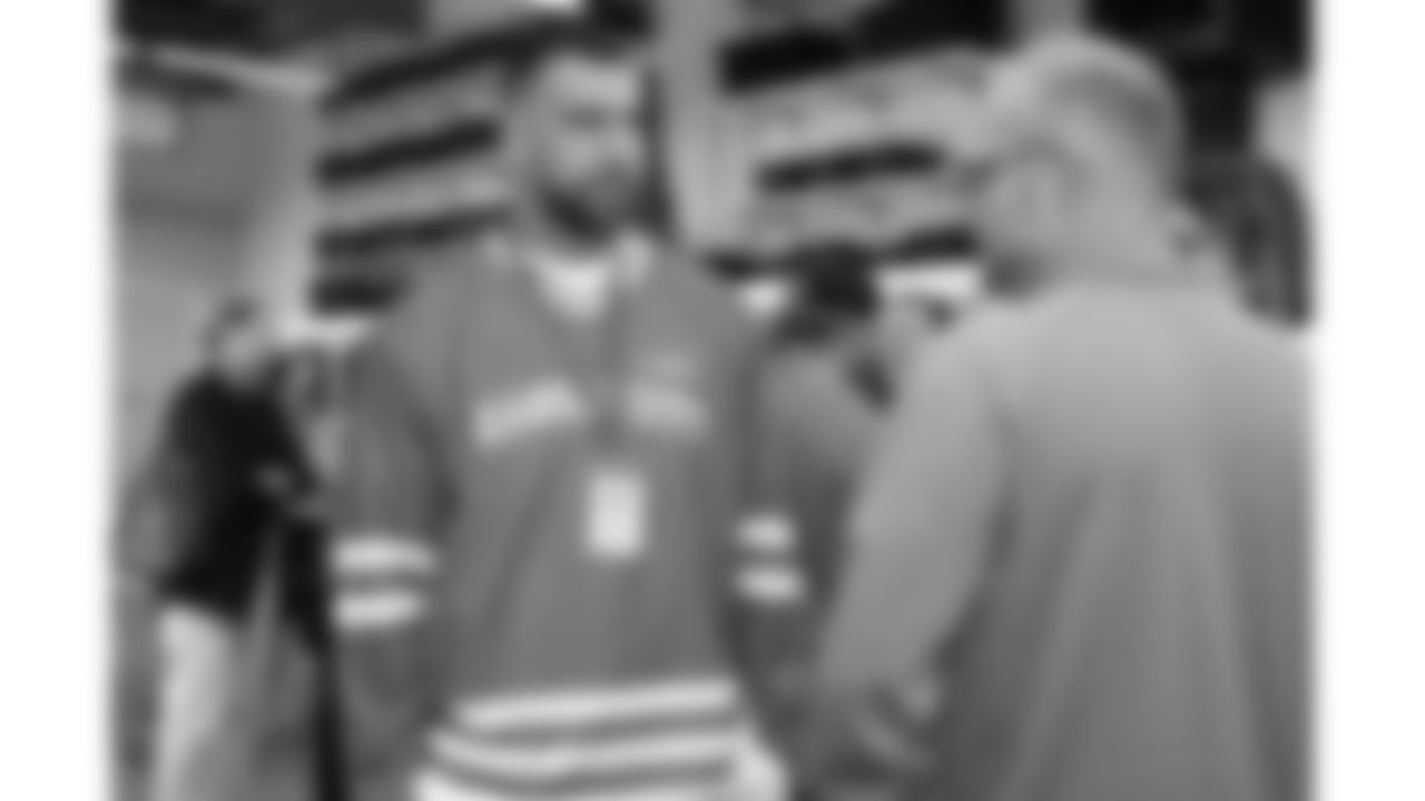 Kansas City Chiefs tight end Travis Kelce hosts a Celebrity Game Challenge at Operation Breakthrough on Tuesday, October 21, 2025 in Kansas City, MO.