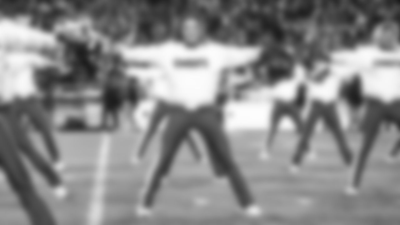Kansas City Chiefs Cheerleaders perform on the field prior to a week 14 NFL Football game against the Houston Texans on Sunday, December 7, 2025 in Kansas City, MO.