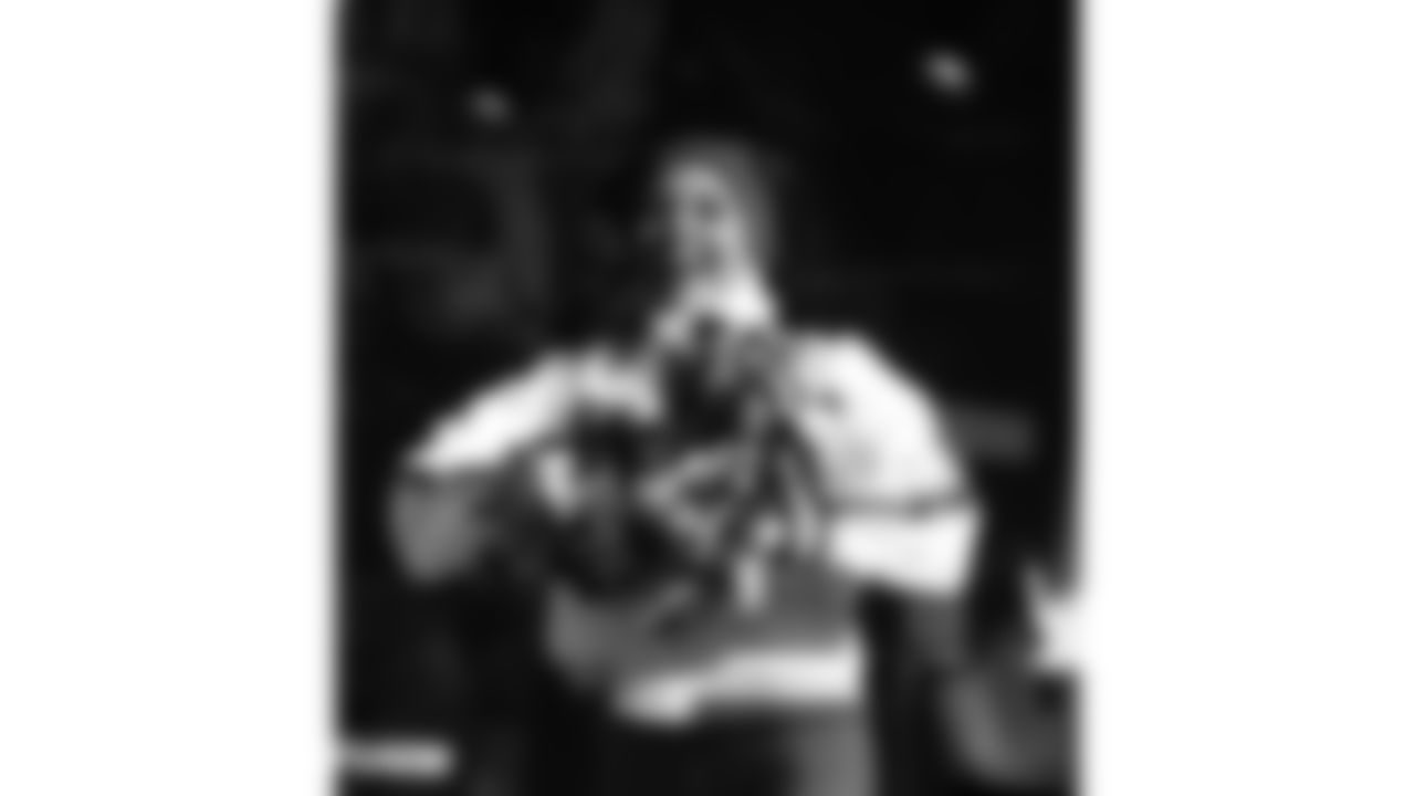 Kansas City Chiefs Cheerleaders perform at the Ford Tailgate District prior to a week 15 NFL Football game against the Los Angeles Chargers on Sunday, December 14, 2025 in Kansas City, MO.